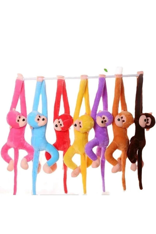 TREND Elleri Yapışan Peluş Maymun Oyuncak – Renkli Sarılan Maymunlar
