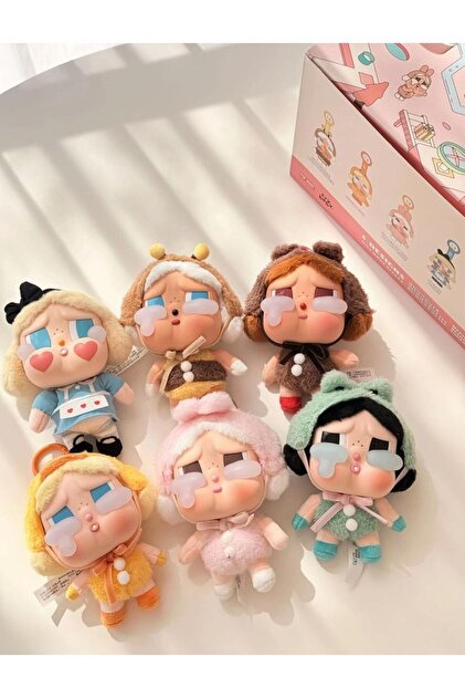 TREND Crying Again Cry Baby Peluş Çanta Charmı – Labubu Anahtarlık Sürpriz Oyuncak Hediyelik
