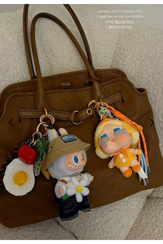 TREND Crying Again Cry Baby Peluş Çanta Charmı – Labubu Anahtarlık Sürpriz Oyuncak Hediyelik