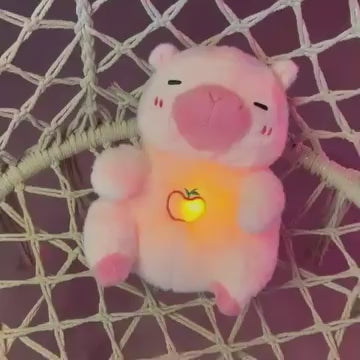 TREND Nefes Alan Peluş Uyku Arkadaşı Pembe Kapibara